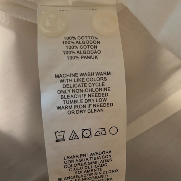 Penguin brand white button down shirt Sz Small - Picture 7 of 7